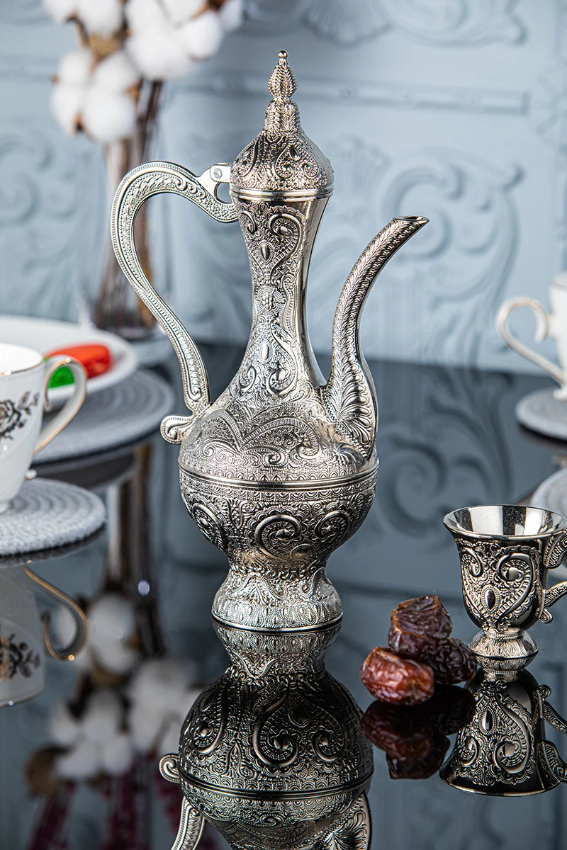 Grande aiguière à eau de Zamzam Payitaht, grise