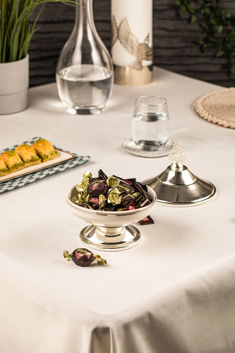 Semazen Sugar Bowl with Pedestal