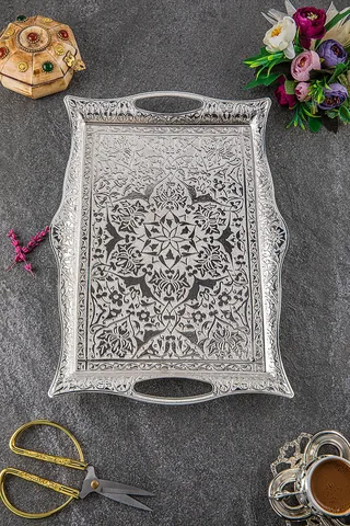 Otantik Dikdörtgen Tepsi (26X36,5)